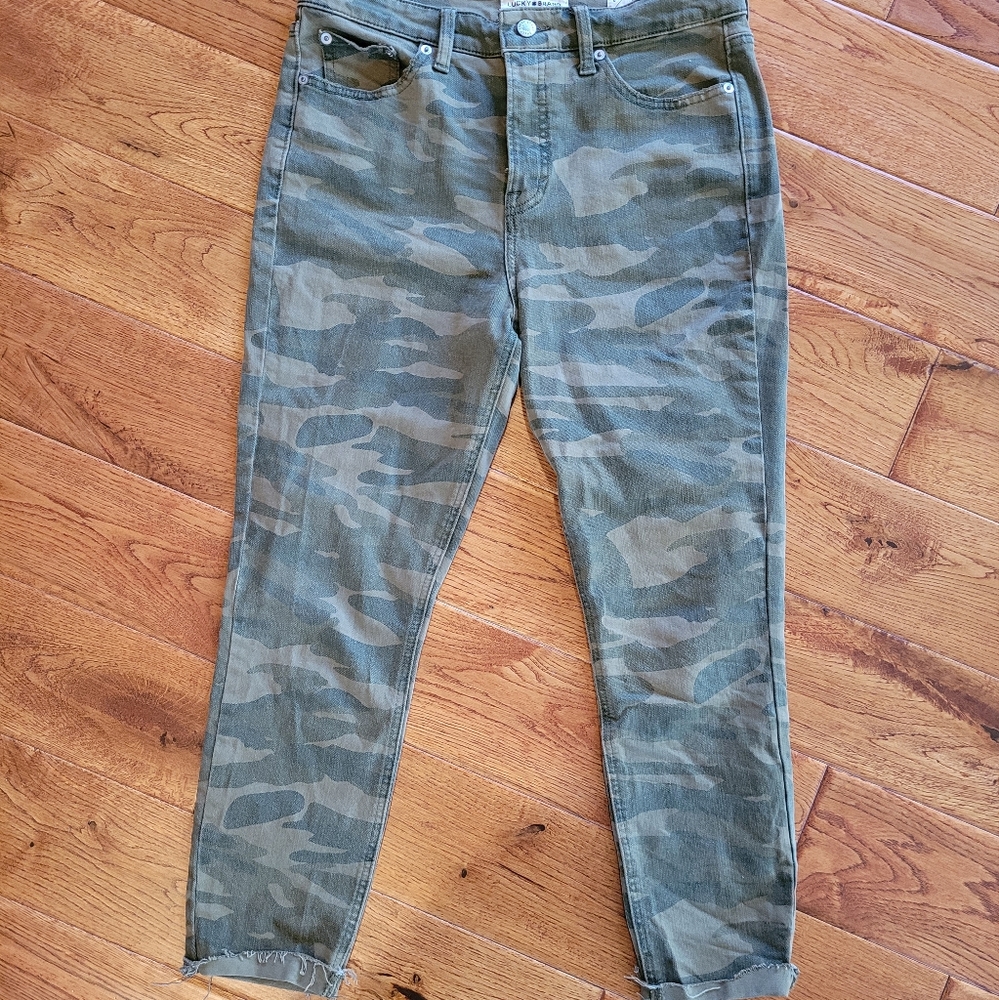 Lucky Brand High Waisted Camo jeans